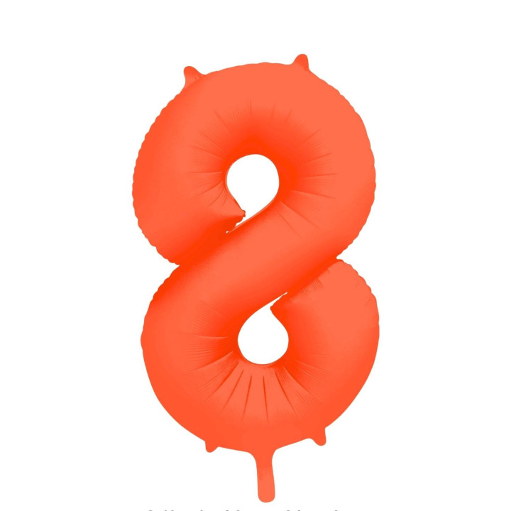 Number 8 – 34″ Orange Neon 1 pc