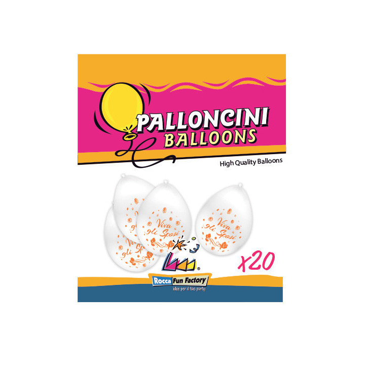 10″ – 26 cm Bianco 10 stampa ocra 2 lati Viva Gli Sposi