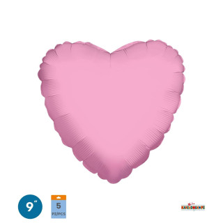 Cuore 9″ Rosa Baby