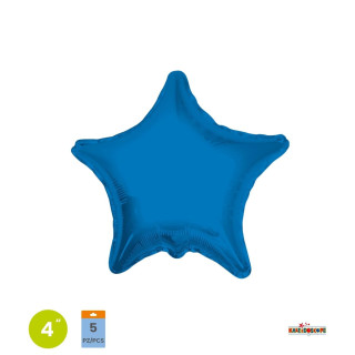 Stars – 4″ Dark Blue 5 pcs