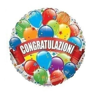 Congratulazioni – Round 18″ 1 pc