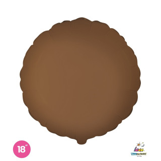Tondo 18″ Choco Brown Satinato