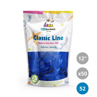Round – 12″ Royal Blue 52 Classic Line 50 pcs