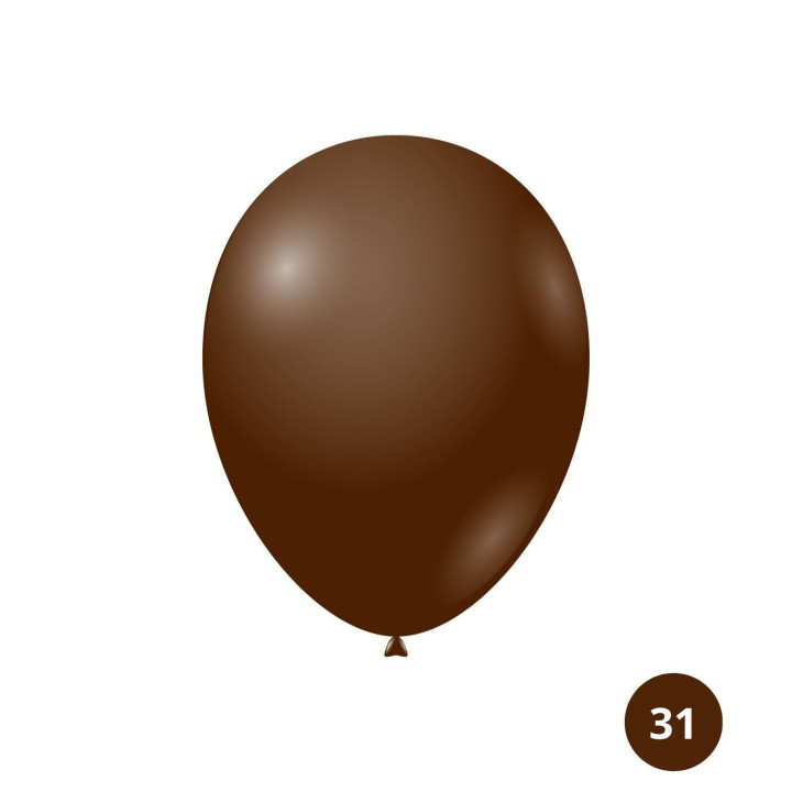 Round – 12″ Chocolate Brown 31 Classic Line 50 pcs