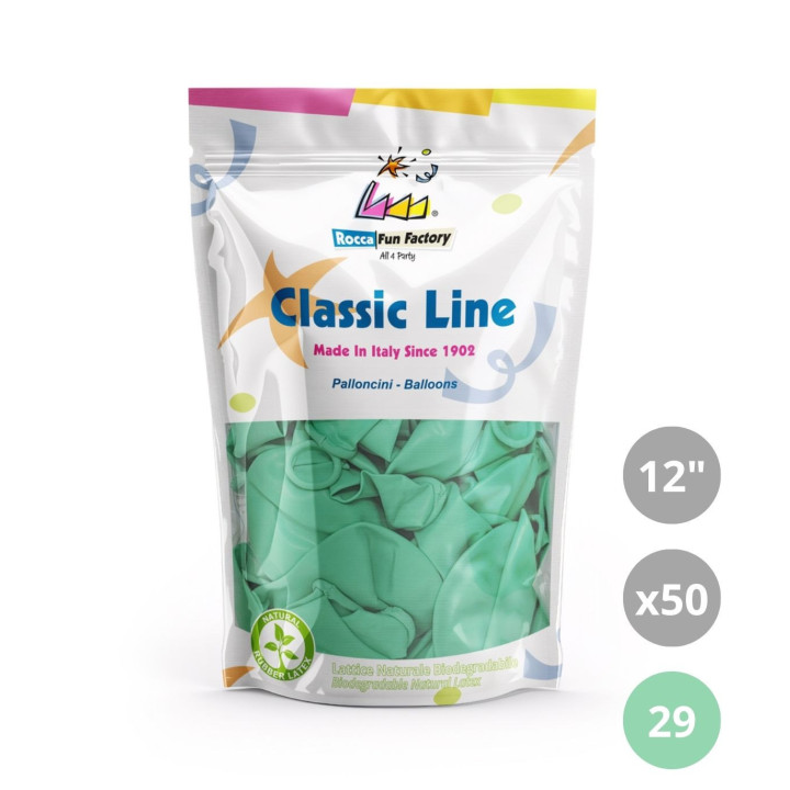 Round – 12″ Mint Green 29 Classic Line 50 pcs