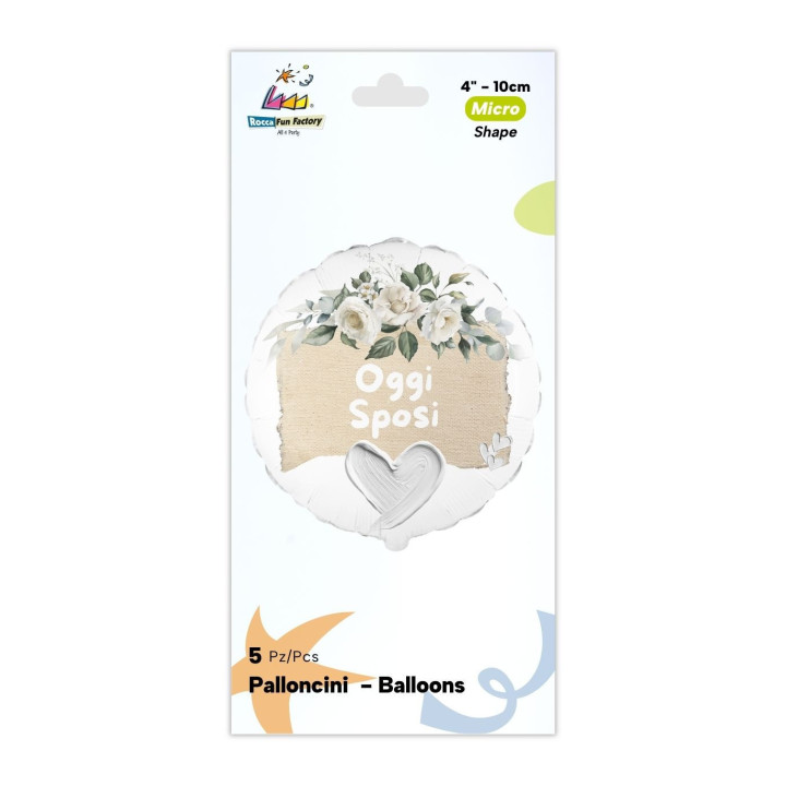 Tondo 4″ Oggi Sposi Shabby Chic