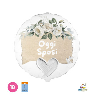 Oggi Sposi Shabby Chic – Round 18″ 1 pc