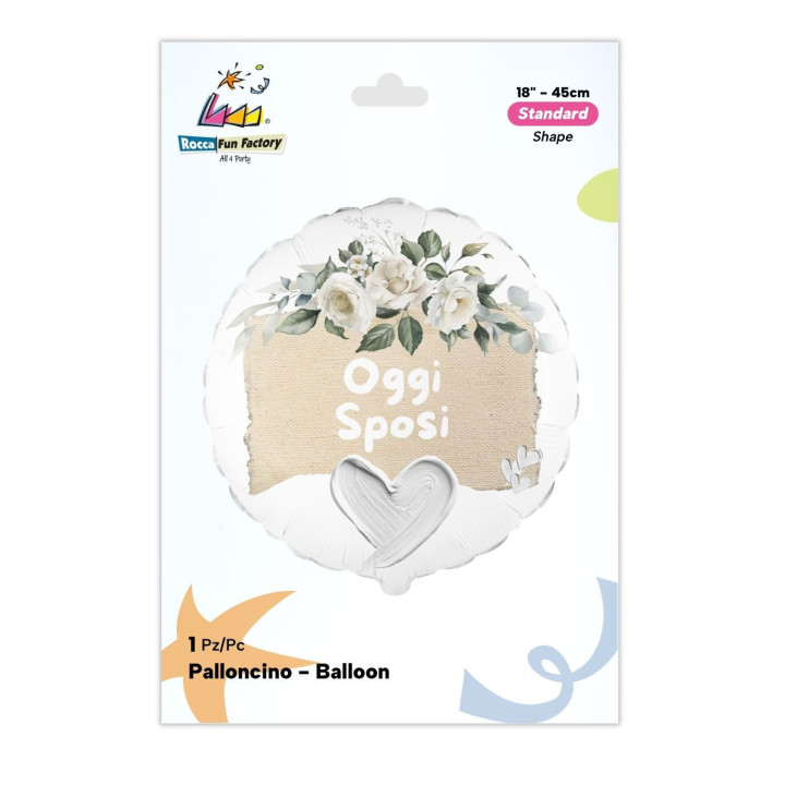 Tondo 18″ Oggi Sposi Shabby Chic