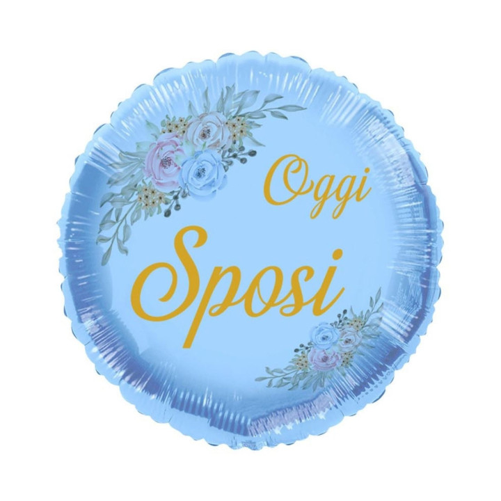Oggi Sposi Vintage Carta da Zucchero – Round 18″ 1 pc