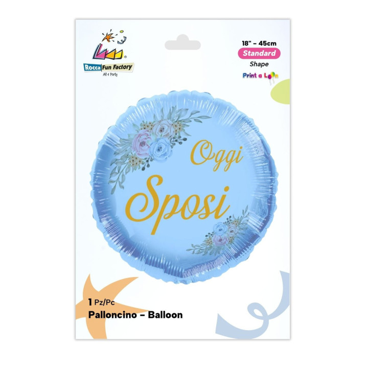 Oggi Sposi Vintage Carta da Zucchero – Round 18″ 1 pc