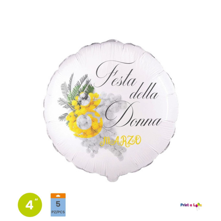 Tondo 4″ Festa della Donna 8 Marzo