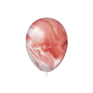 Round – 11″ Red 110 Marble Classic Line 100 pcs