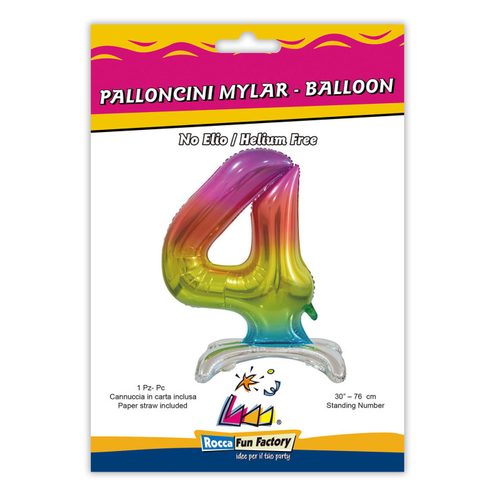 30″ – 76 cm Numero 4 Rainbow