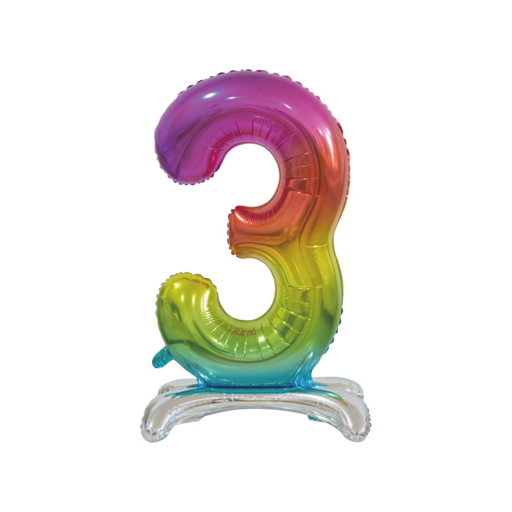 30″ – 76 cm Numero 3 Rainbow
