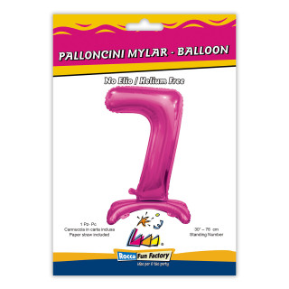 Number 7 – 30″ Fuchsia 1 pc