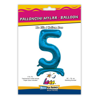 30″ – 76 cm Numero 5 Blu