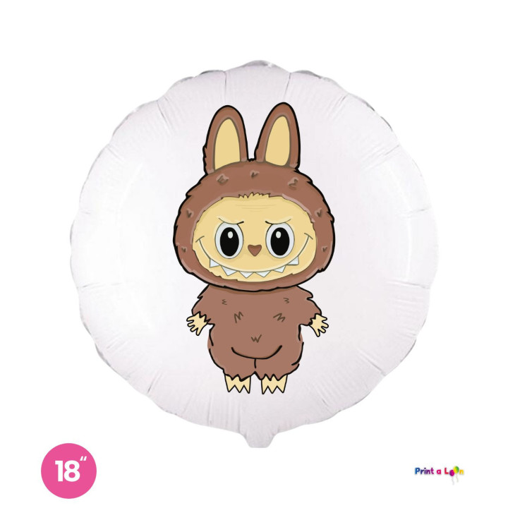 Angry Bunny Marrone – Round 18″ 1 pc