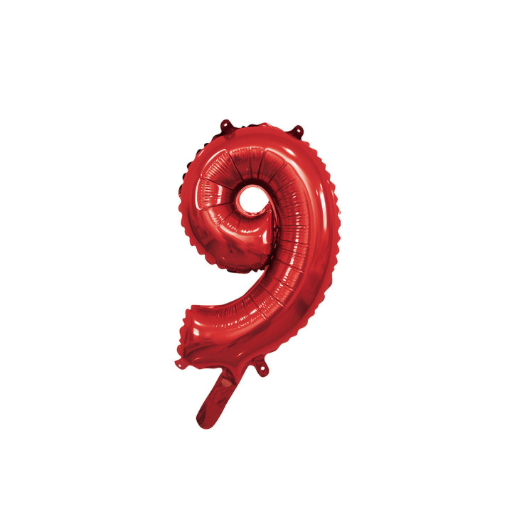 14″ – 35 cm Numero 9 Rosso 1 pz