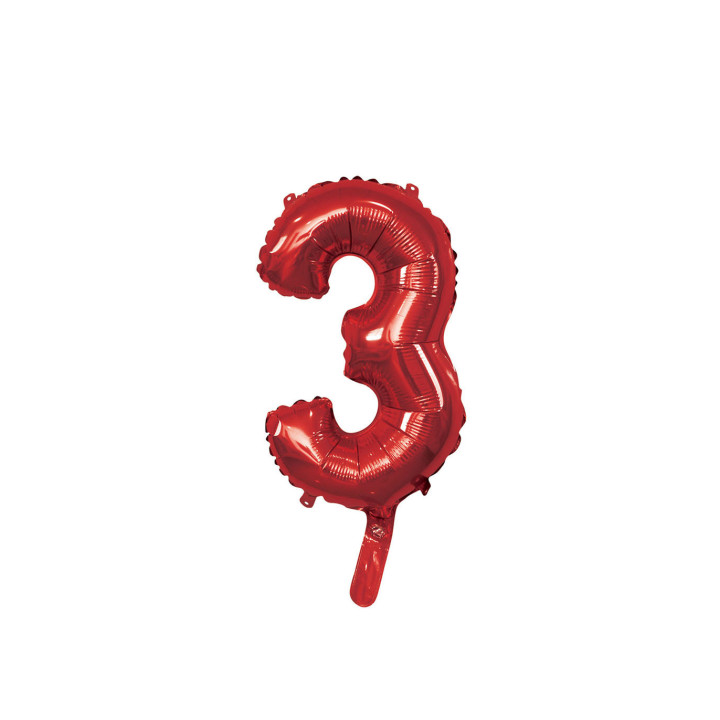 14″ – 35 cm Numero 3 Rosso
