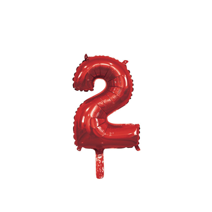 14″ – 35 cm Numero 2 Rosso