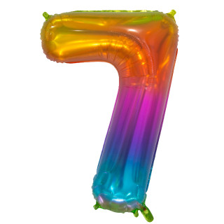Number 7 – 34″ Multicolor Jelly 1 pc