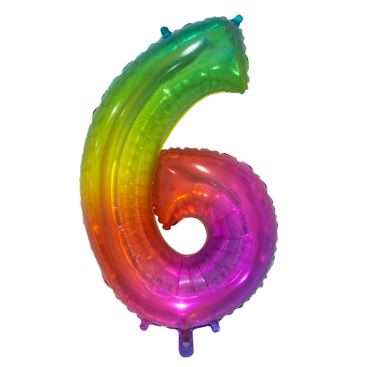 34″ – 86 cm Numero 6 Multicolor Jelly