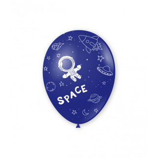 12″ – 30 cm Assortiti stampa bianca globo Astronauta