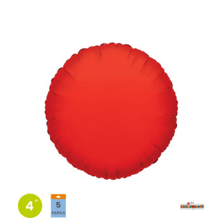 Tondo 4″ Rosso