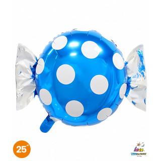 Caramella a Pois Blu – Sagomato Super Shape 25″ 1 pz