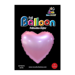 Cuore 18″ Rosa Satinato