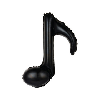 Single Music Note – 18″ Black 5 pcs