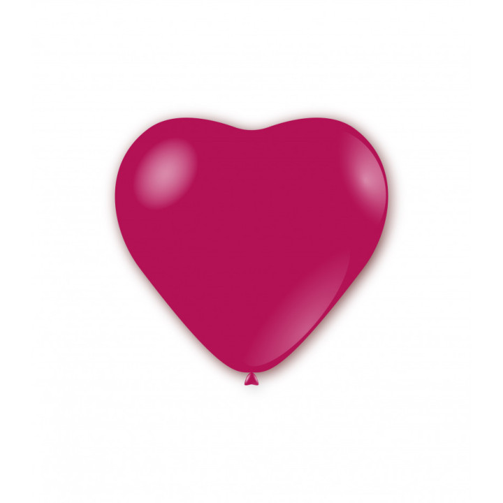 Hearts – 17″ Fuchsia 07 Classic Line 50 pcs